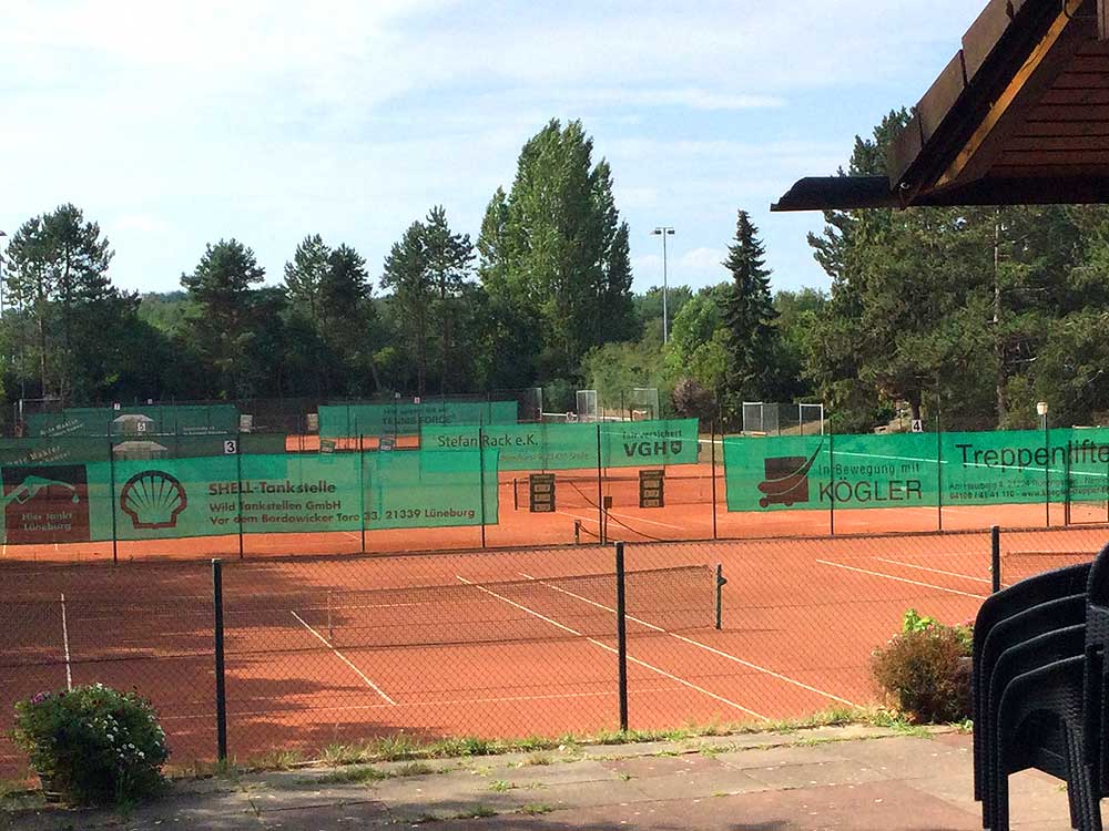 Gemeinde Stelle Tennisplätze